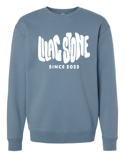 Storm Blue LS Crewneck